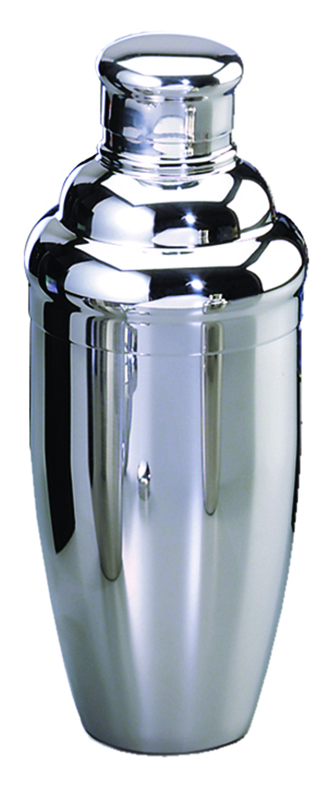 TableCraft 1224 3-Piece Stainless Steel Cocktail Shaker, 24-Ounce