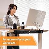 Stilemo Under Desk Cable Management Tray 2 Pack Carbon Steel Wire Organizer view 7