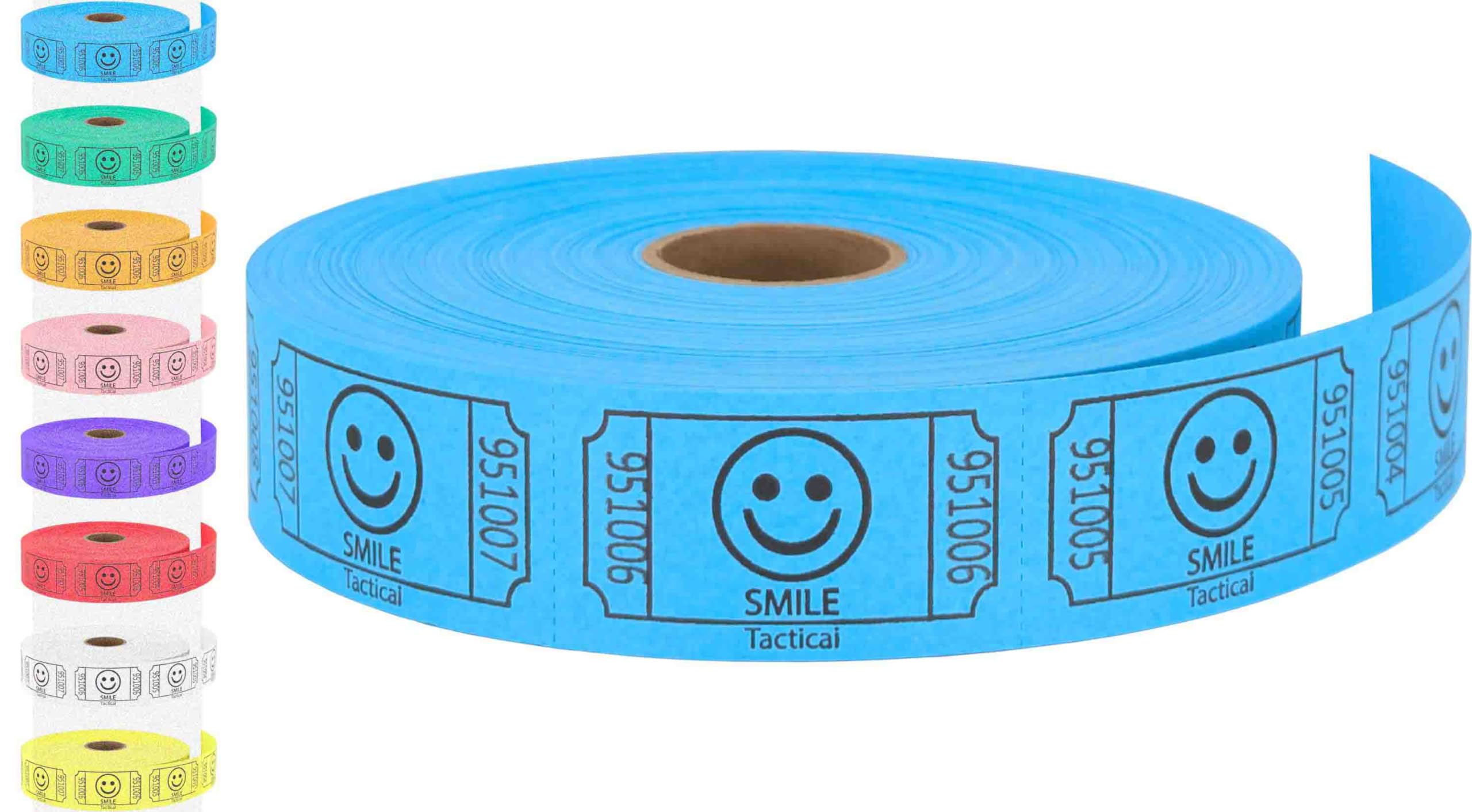 Tacticai 500 Raffle Tickets, Smile, Blue