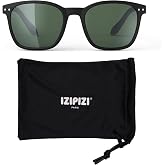 IZIPIZI JOURNEY Rectangular Sport Sunglasses - Polarized | Wide Field Of Vision Shades For Men &amp; Women, Designed In Paris, 100% UV Protection, Mountain-Optimized Grey Lenses