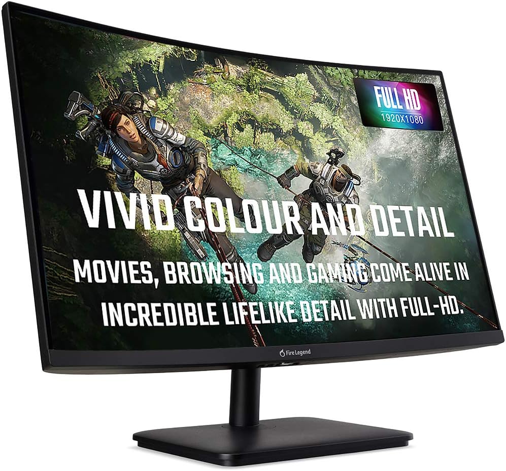 AOpen 27HC5RPbiipx 27 inch FHD Curved Monitor (VA Panel, FreeSync