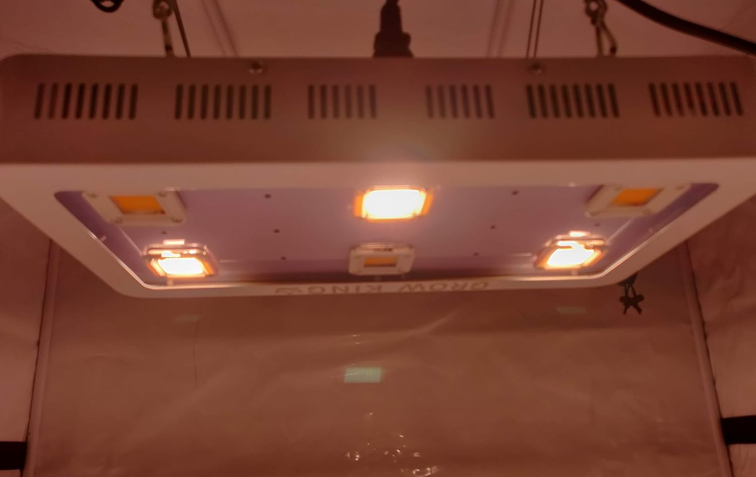 Hydroponic Indoor Plant Garden Greenhouse Light Fixture X4 Cob Led White Sunshine Spectrum 3500k Cob Led Grow Lights 2019 Patio Lawn Garden Greenhouses Plant Germination Equipment Urbytus Com