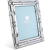 Arthur Court Aluminum Equestrian Bit Pattern Photo Frame, 5x7 inches - Elegant Metal Picture Frame with Western Design, Perfect for Cowgirl, Cowboy, Polo Rider, or Ranch Country Home Decoration