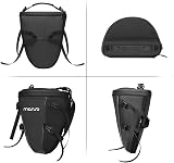 MOSISO Motorcycle Tail Bag 10L Waterproof PU Leather with Shoulder Strap Black view 4