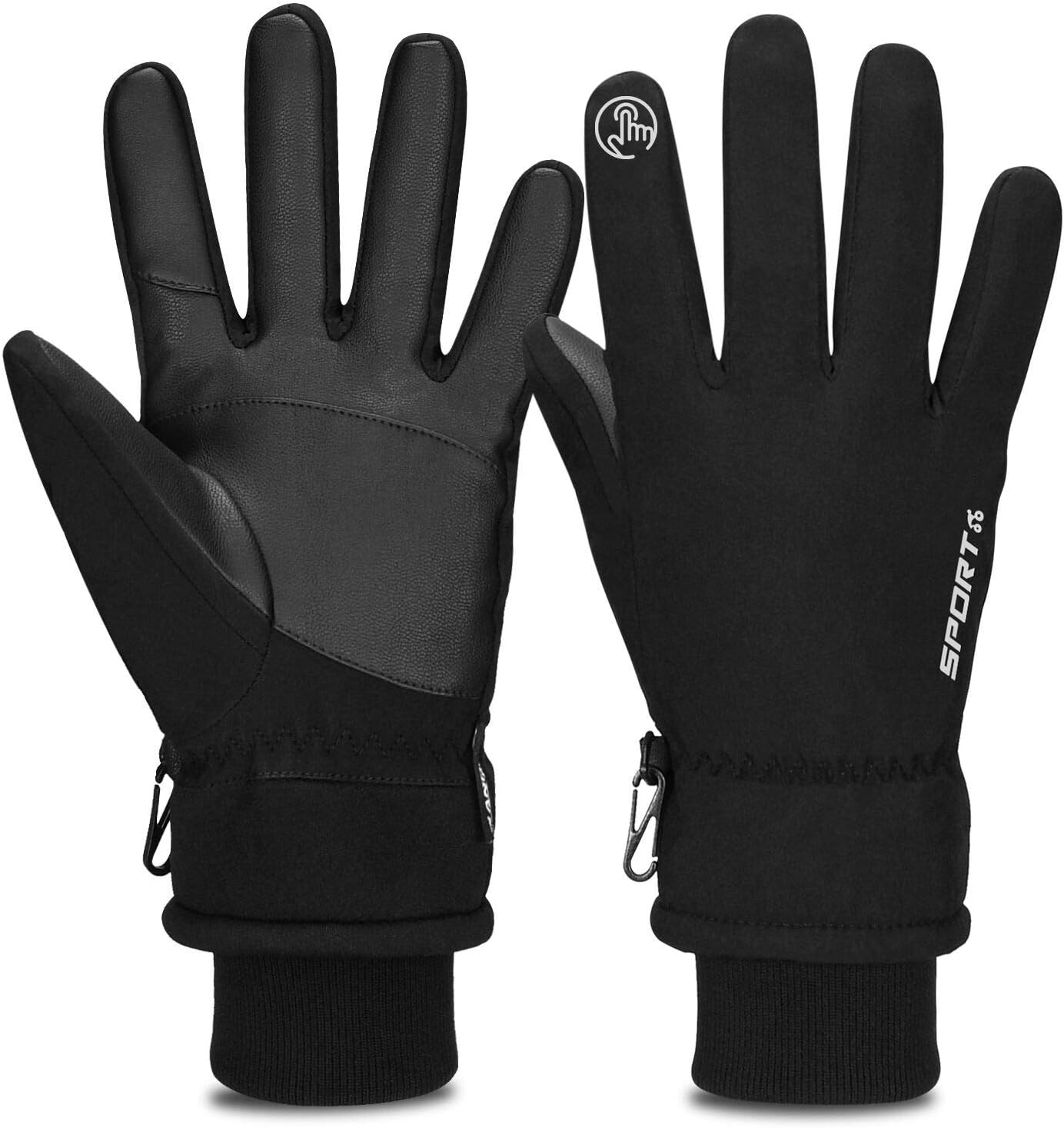Cevapro -30℉ Winter Gloves Touchscreen Gloves Thermal Gloves for Running