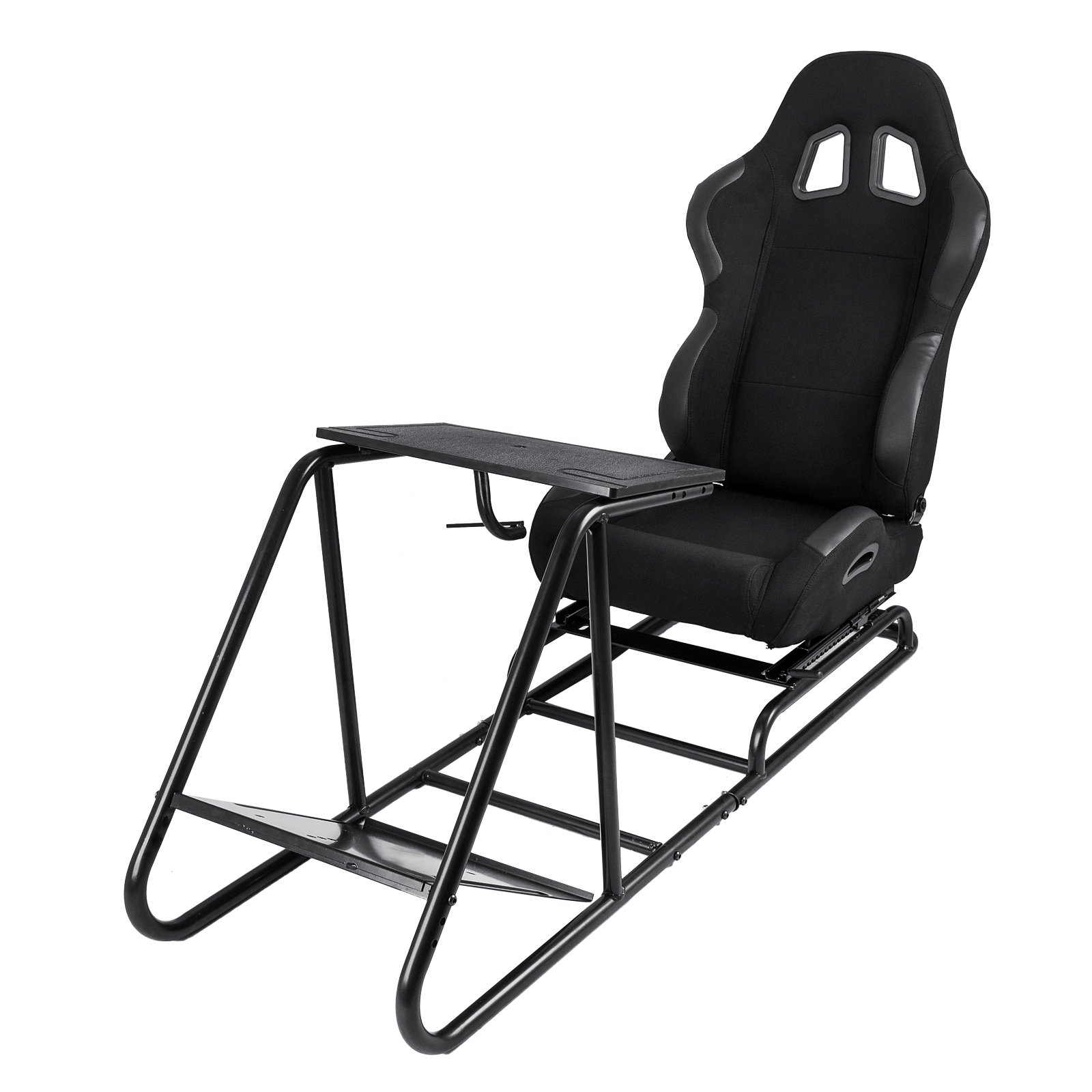VEVOR Driving Simulator Gaming Chair Adjustable and Foldable Racing Cockpit Seat with Gear