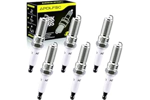APDLFSC Iridium Spark Plugs 6 Pack 6509 LTR6IX-11 Compatible with Ford 2011-2021 F-150 Edge Mustang Taurus Transit, Chevrolet Camaro Equinox Impala Malibu, GMC Terrain, Buick Enclave, Cadillac SRX etc