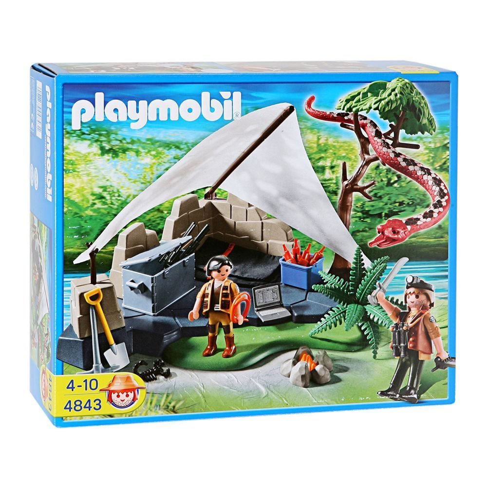 PLAYMOBIL® 4843 Treasure Hunter Treasure Hunting Camp with Giant Snake