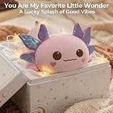 Mewaii Cute Axolotl Plush Pillow 13 Inch Pink Kawaii Stuffed Animal view 8