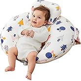 CrystCare Nursing Pillow for Breastfeeding & Bottle Feeding –Breastfeeding Pillow with Adjustable Waist Strap, Feeding Pillow for Tummy Time,Removable Cotton Cover for Mom Comfort (Forest)