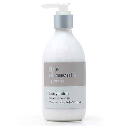 Five Elements Tangerine and Green Tea Body Lotion, 100% Vegan & Paraben Free, 300ml