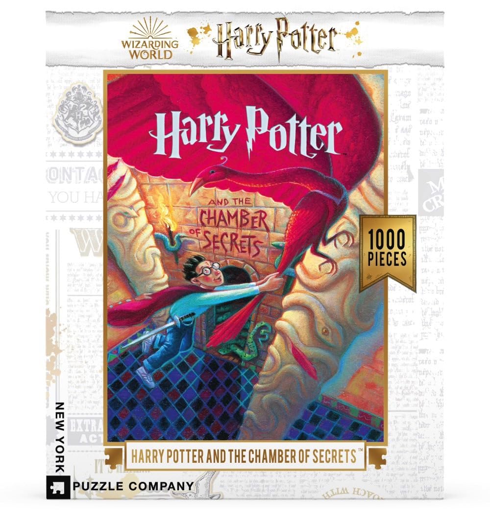 New York Puzzle Company - Harry Potter Chamber of Secrets - 1000 Piece Jigsaw Puzzle