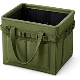 Car Trunk Storage Organizer Basket, Heavy Duty Collapsible Cargo Tote | Made with 900D Oxford Fabric, Collapsible Design with Handles Keeps Car Trunks Neat and Easy to Organize