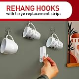 Command Medium White Refill Strips for Wall Hooks - 36 Count - Damage Free view 3