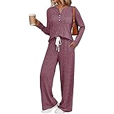 LILLUSORY Womens 2 Piece Lounge Sets Matching Airport Travel Outfits 2026 Spring Clothing Fall Pajamas Sweat Suits Pockets