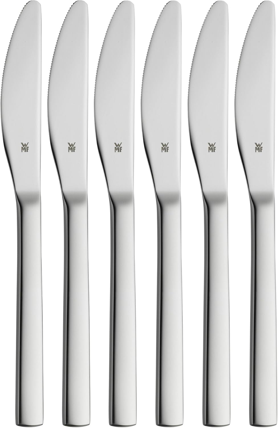 WMF Nuova Obstmesser Set 6-teilig, 18 cm, Cromargan Edelstahl poliert spülmaschinengeeignet