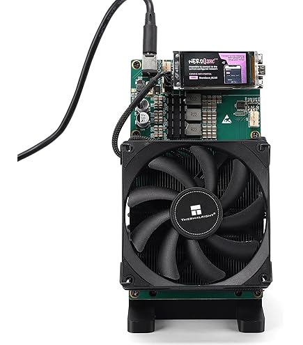 Amazon.com: Bitaxe NerdQaxe++ 4.8TH/s Bitcoin Miner – 4X BM1370