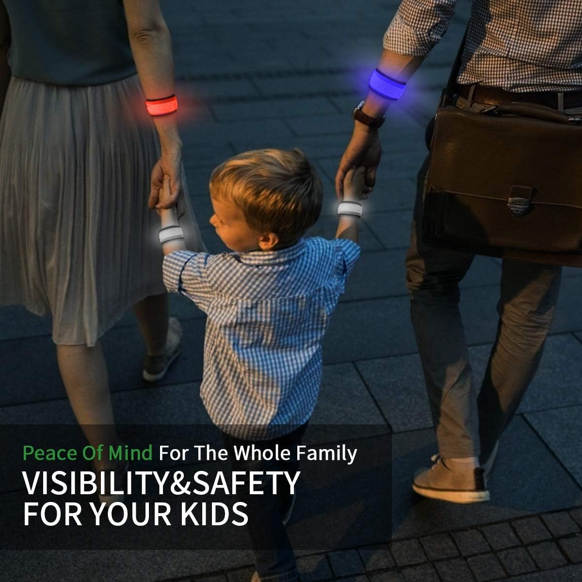 Running Lights for Runners(6 Pack) Light up Led Reflective Gear Replace Safety Vest/Sash, Running Reflector Gear for Walking, Cycling, Jogging at Night Time, Ideal Gifts for Female, Men, Women, Walkers. : Sports & Outdoors