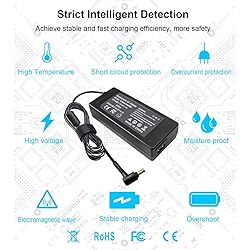 90W 19.5V 4.7A AC Charger Compatible with Sony VAIO