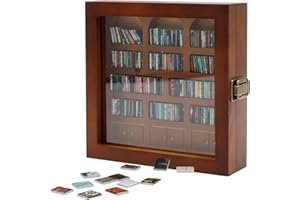 Anxiety Bookshelf with 200 Mini Books, Mini Bookshelf 7.68 x 7.68 x 1.97 in, Shake The Anxiety Bookshelfs Minis Books, Creati
