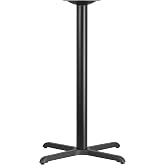 Flash Furniture Beverly 30'' x 30'' Restaurant Table X-Base with 3'' Dia. Bar Height Column