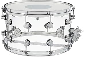 DW Design Series Acrylic Snare Drum - 8x14, Clear