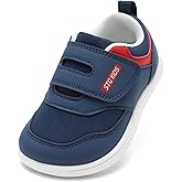 STQ KIDS Toddler Wide Toe Box Shoes Barefoot Sneakers Girls Boys Zero Drop First Walking Running Tennis Grounding Shoes