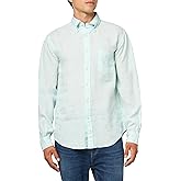 Brooks Brothers Men's SPT Ls Linen Solid Regular