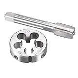 uxcell M15 x 1mm Metric Tap and Die Set, Machine