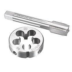 uxcell M15 x 1mm Metric Tap and Die Set, Machine