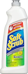 Soft Scrub Cleanser with Bleach Surface Cleaner, Kills 99.9% of Germs, 24 Fluid Ounces