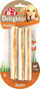8in1 Delights Chicken Sticks for Dogs 3 pcs 8in1 Delights Chicken Chew