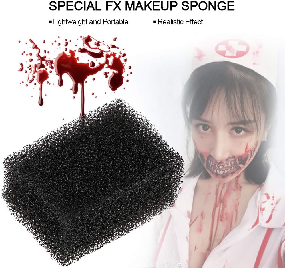 Face Paint Stipple Sponge Makeup Tool for Halloween Christmas, Movie Scar, Wound FX, Special Effects Makeup - Image 5