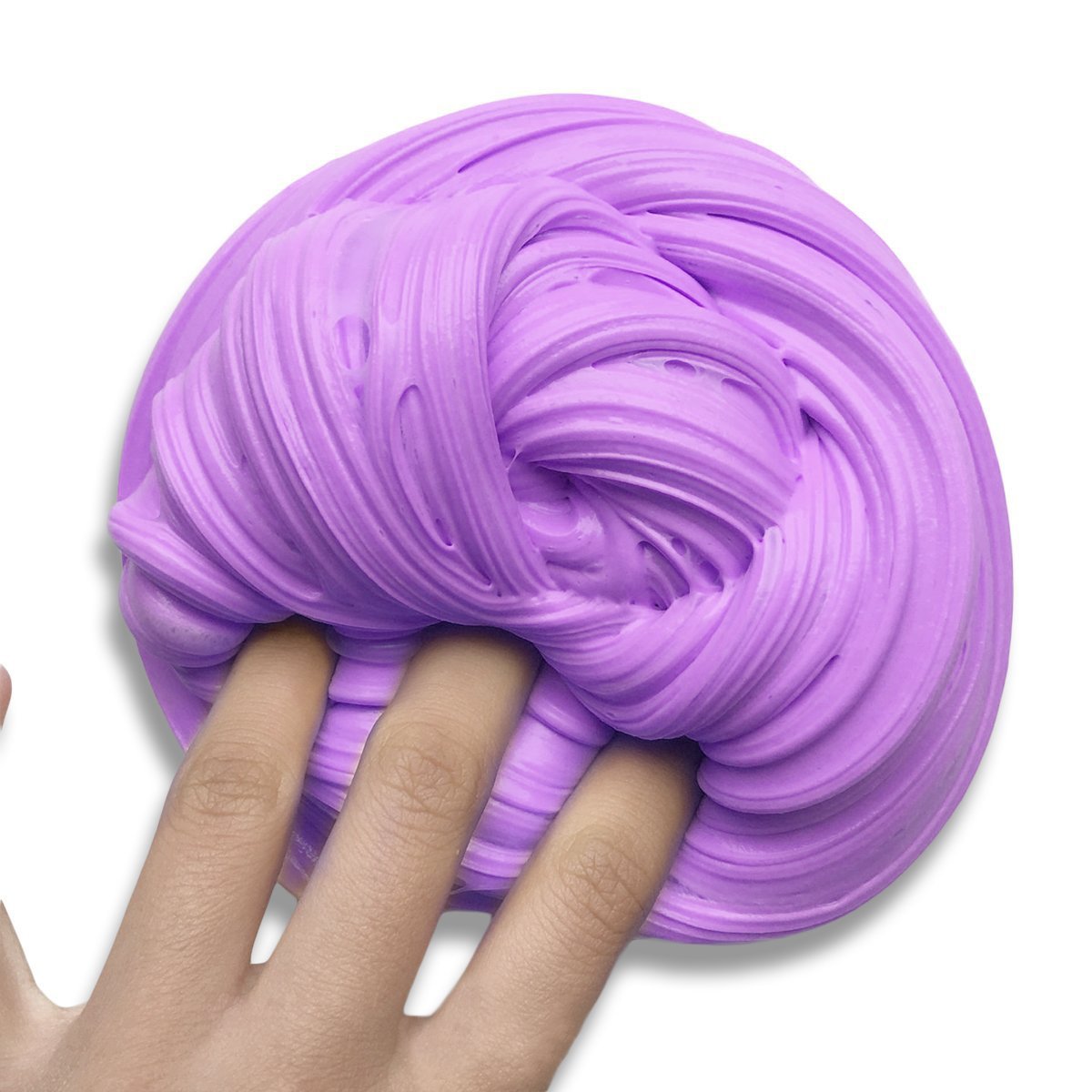 Fluffy Slime,Super Soft and Non-sticky Bright Floam Slime Stress Relief Toy Scented Sludge Toy for Kids Adult