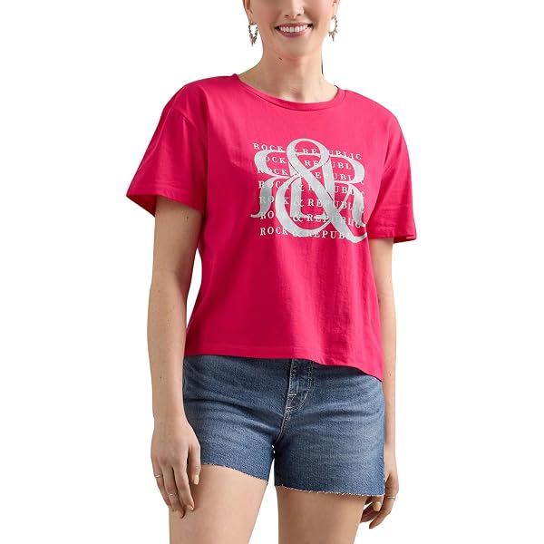 FUPHINE Women's Loose Fit Crewneck T-Shirt - Soft Cotton Short Sleeve Basic Tee