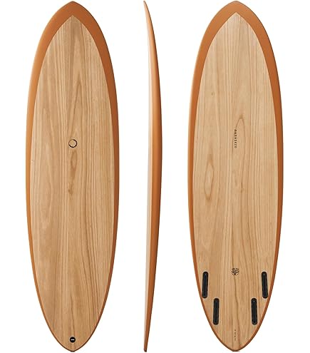 Amazon.com : nanazero Wood Skin Surfboard Mid Length MID05