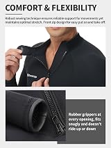 Owntop Mens Wetsuit 3mm Front Zip Full Suit Neoprene Stretch 2mm Necks XL view 3