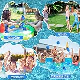 AMFUN Water Bouncing Ball 6pcs Soft TPR Pool Toys Net Storage Bag view 6
