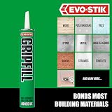 EVO-STIK GripFill Buff 350ml Gap Filling Adhesive Bonds Almost Any Surface view 4