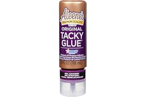 Aleene's Orignial Tacky Glue for Crafts in Always Ready Bottle, Nontoxic, Dries Clear, 4 fl oz