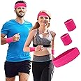 Workout Headbands,Sports & Outdoors Headbands Wristband,Gym Accessories,Moisture Wicking Hairband,Sweatbands