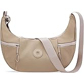 Women's Shoulder Bag Water Resistant Nylon Crossbody Purse with Multiple Pockets Casual Hobo Bag for Travel Outdoors