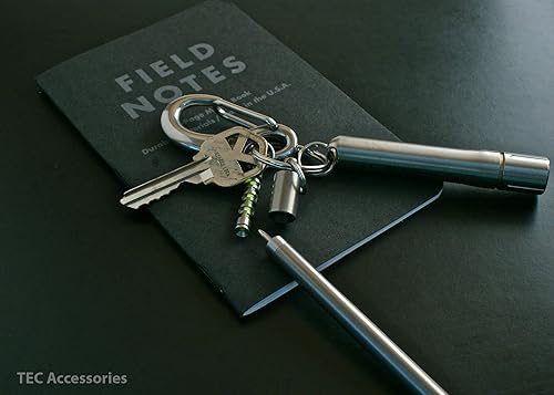 PicoPen Ti -Titanium Mini Ballpoint Pen with Magnetic Keychain