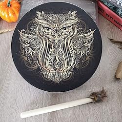 AZURAOKEY Shaman Drum, 10 Inch Frame Drum sktop