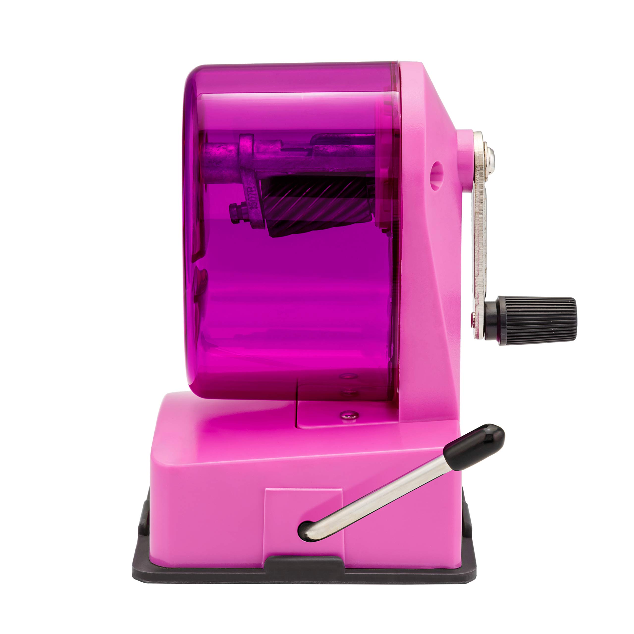 X-ACTO Bulldog Manual Pencil Sharpener w/Vacuum Mount, Colors May Vary, 1 Count