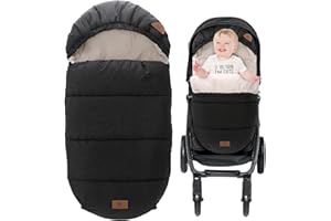Toddler Universal Stroller Footmuff Sack, Detachable Winter Stroller Bag Multifunction Sleeping Bag Waterproof and Breathable
