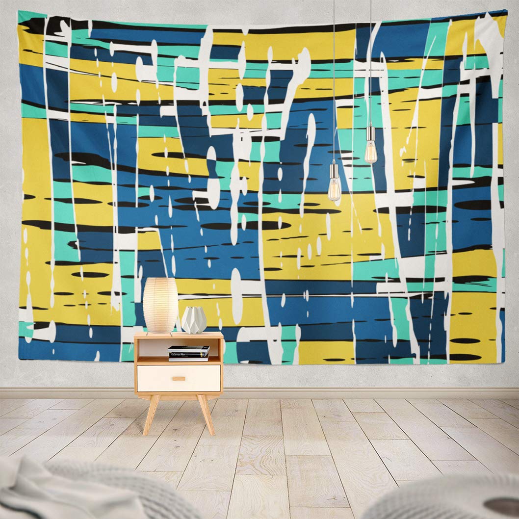 Amazon Com Kutita Tapestry Wall Hanging Geometric Abstract