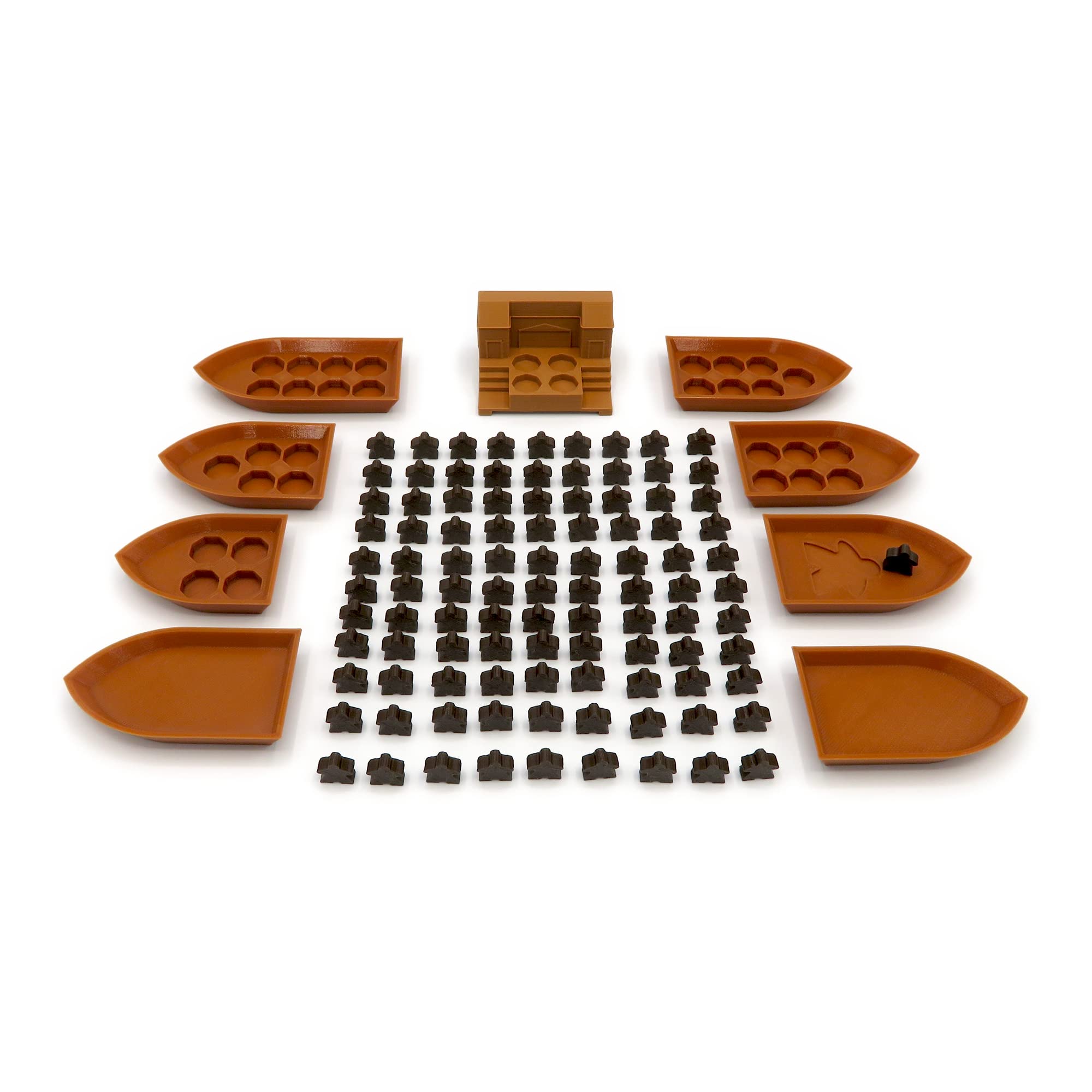 BGExpansions Puerto Rico™ Complete Upgrade Pack - 109 Pieces: Board Game Accessory, 12+ Years, Strategy, Colonial