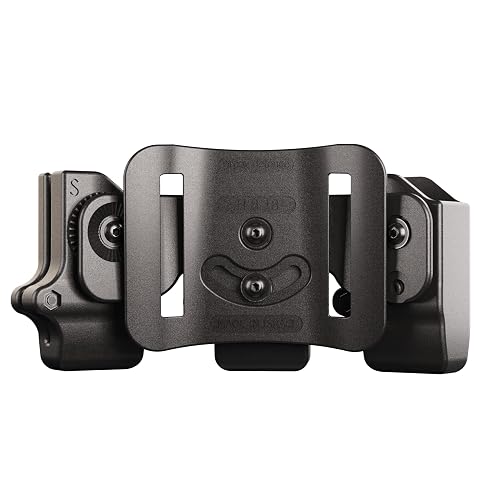 Orpaz G19 Triple Magazine Pouch - Fits Glock 19 9mm/.40 Cal Magazines, Belt Loop