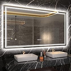 ISTRIPMF 60 x 36 Inch LED Bathroom Mirror with